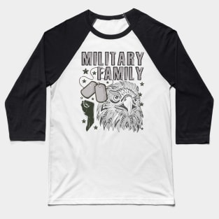 National Military Family Month for Proud Strong United Hero Baseball T-Shirt